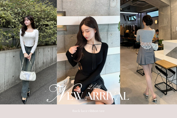 〈STAFF BLOG〉Back lace ribbon tee