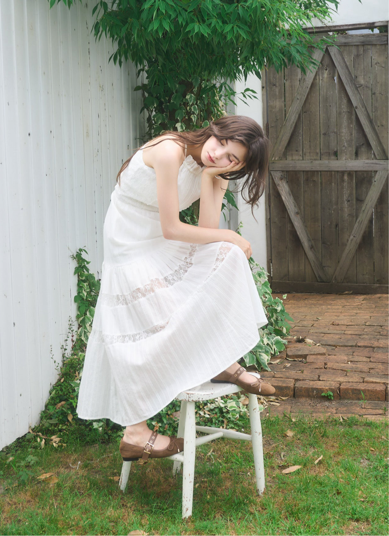 yilon イロン VACATION COTTON OP ワンピース ホワイト Vacation cotton op – YILON