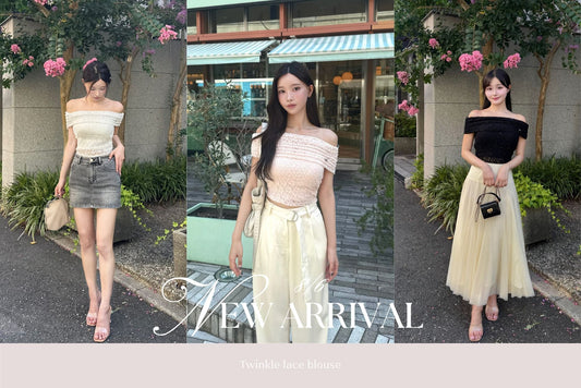 〈STAFF BLOG〉Twinkle lace blouse