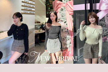 〈STAFF BLOG〉Tweed belt mini skirt