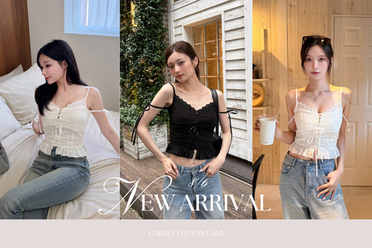 〈STAFF BLOG〉CORSET COTTON CAMI