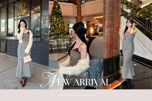 STAFF BLOG〉Tweed lace Mermaid Dress – YILON STAFF BLOG〉Tweed lace Mermaid Dress – YILON