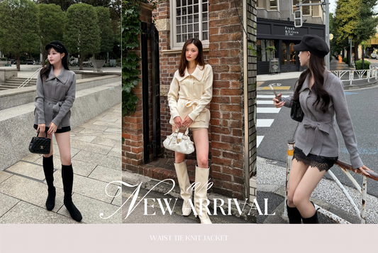 〈STAFF BLOG〉WAIST TIE KNIT JACKET
