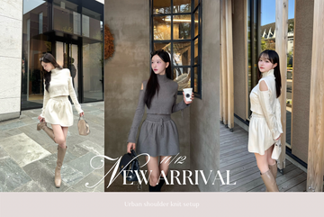〈STAFF BLOG〉Urban shoulder knit setup