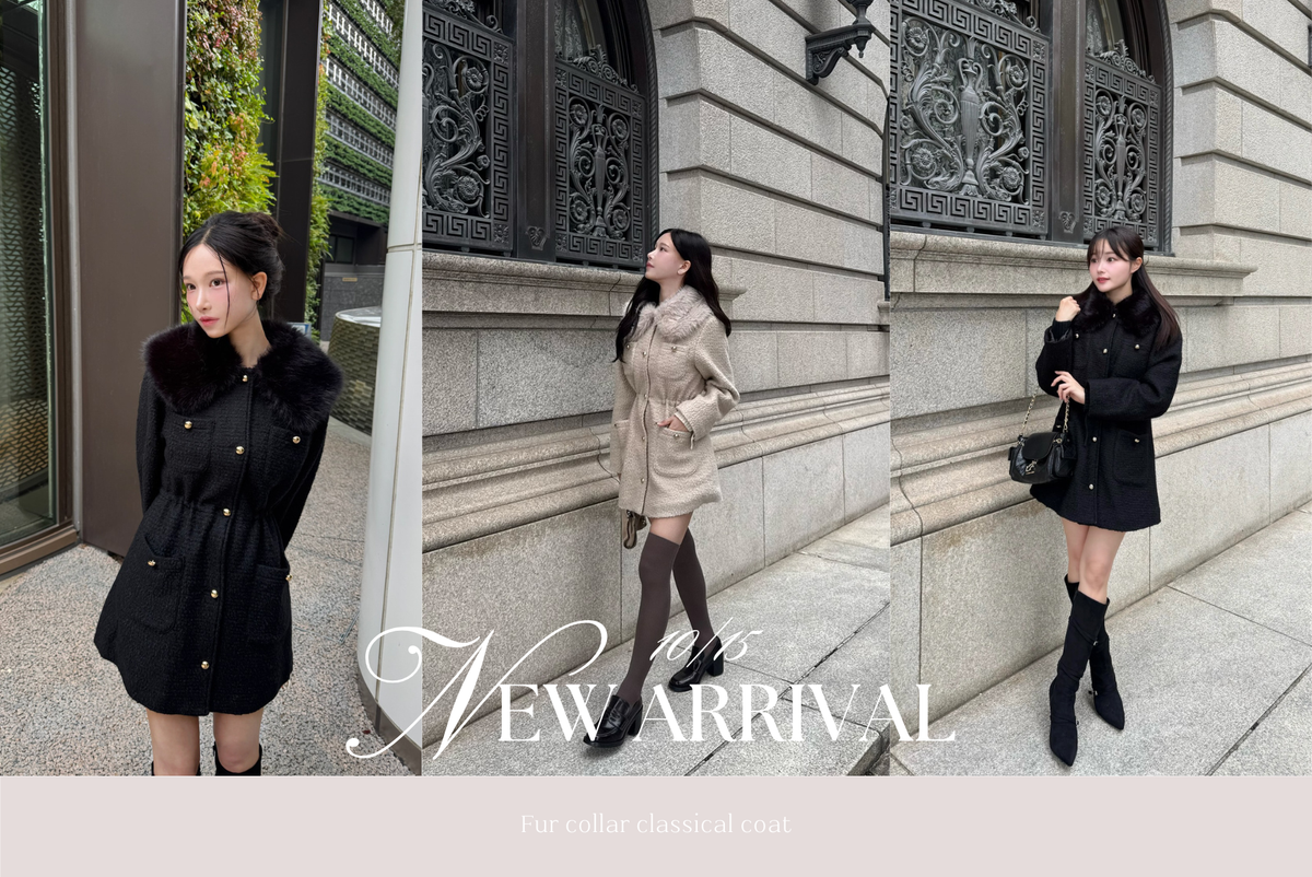 STAFF BLOG〉Fur collar classical coat – YILON