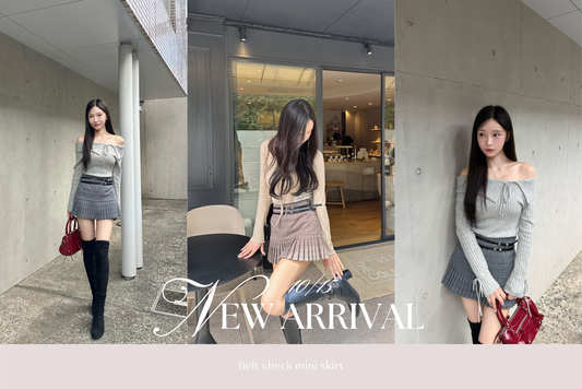 〈STAFF BLOG〉Belt check mini skirt