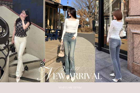 〈STAFF BLOG〉Semi flare denim