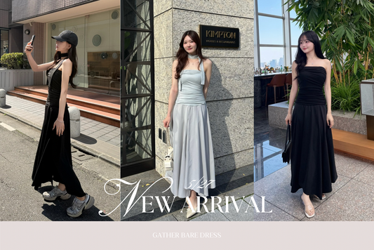 〈STAFF BLOG〉GATHER BARE DRESS