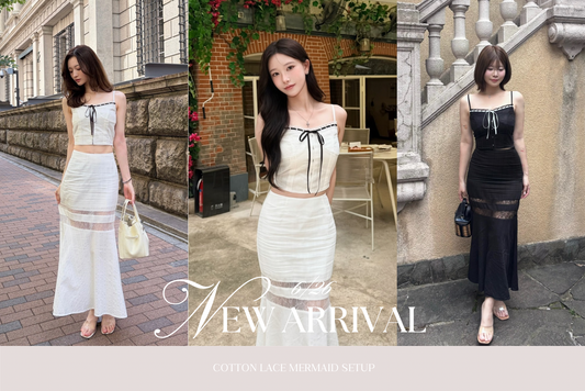 〈STAFF BLOG〉COTTON LACE MERMAID SETUP