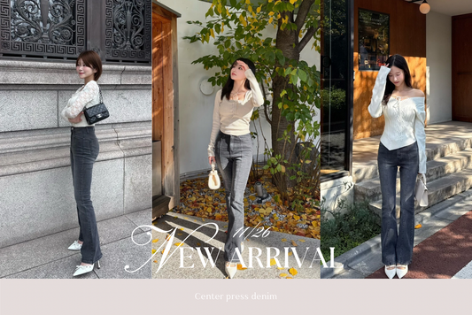 〈STAFF BLOG〉Center press denim