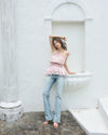 French rose blouse