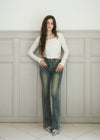 LACE RIBBON RIB TEE