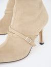 Strap belt long boots