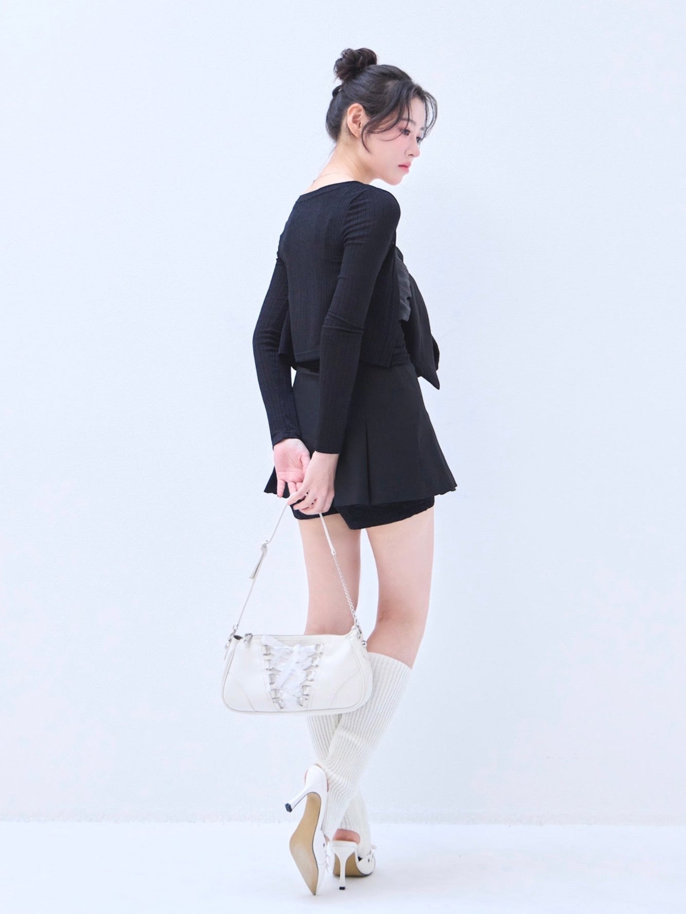 Lace pleats pants skirt – YILON