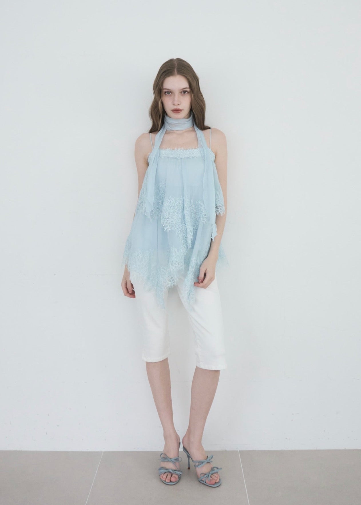 LACE TRIM TIERED CAMI TOP – YILON