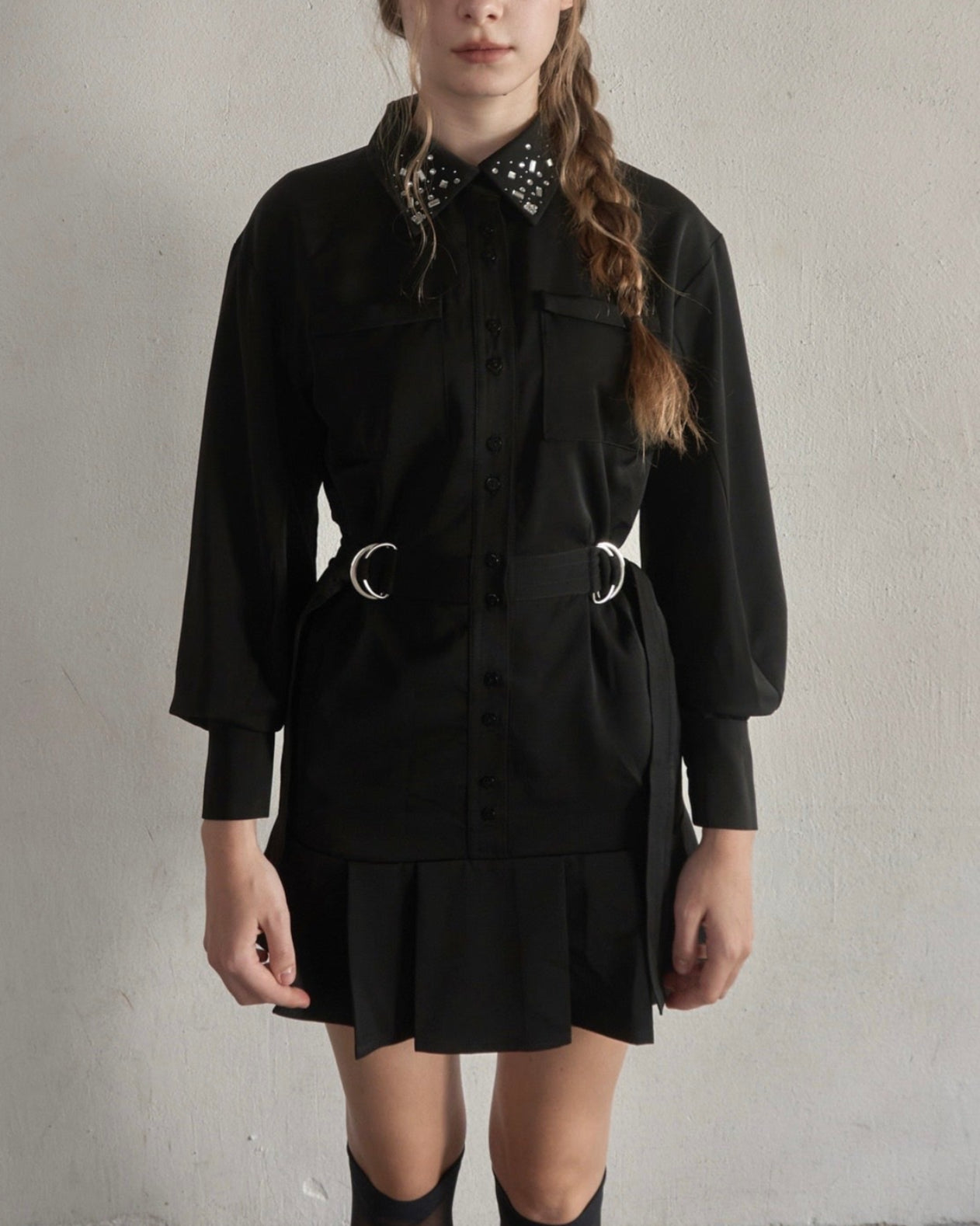 YILON イロン BIJOU OFFSHOULDER BLOUSE BLACK YILON イロン BIJOU OFFSHOULDER BLOUSE BLACK OYOANGLE Women's