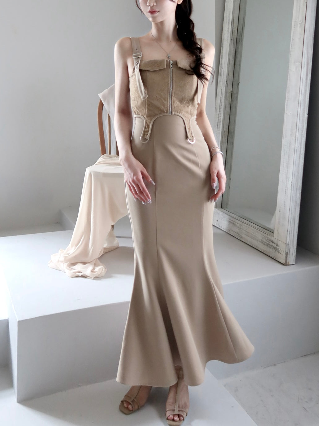 ワンピース YILON Romantic bustier dress m Romantic bustier dress – YILON