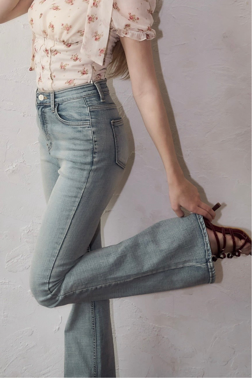 パンツ yilon SEMI FLARE DENIM Semi flare denim – YILON