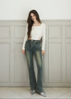 LACE RIBBON RIB TEE