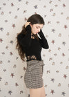 LACE RIBBON RIB TEE