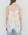 LACE TRIM TIERED CAMI TOP