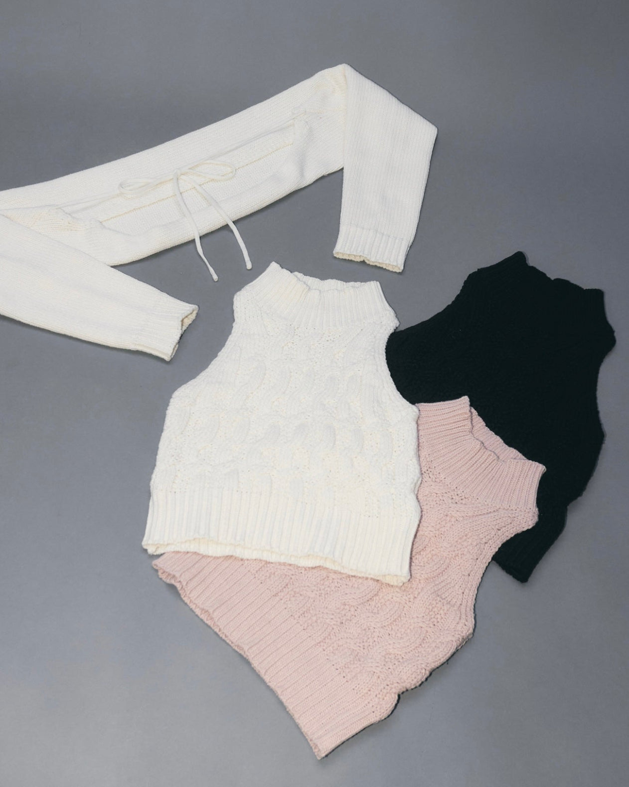 Layered knit ensemble – YILON