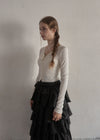 Rose ribbon cardigan