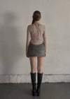Full lace ribbon tee