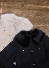 Fur collar classical coat