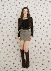LACE RIBBON RIB TEE