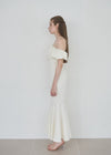 FEMININE COTTON MERMAID DRESS