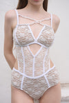 LACE VEIL MONOKINI