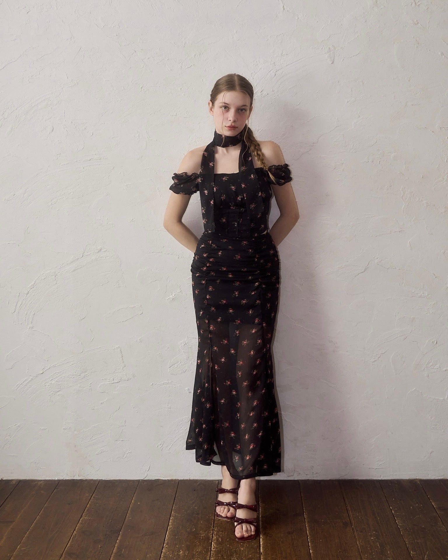 受注販売】Little flower chiffon blouse – YILON