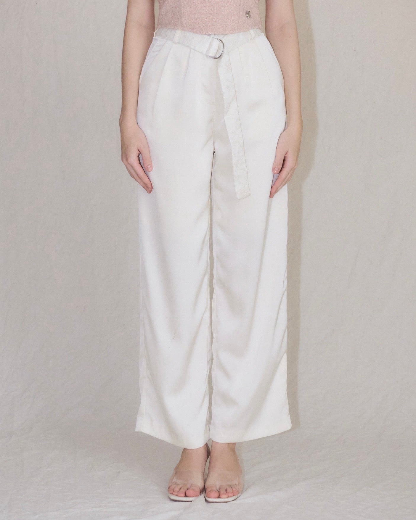 Satin lace slacks – YILON