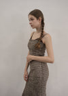 Tweed lace mermaid dress