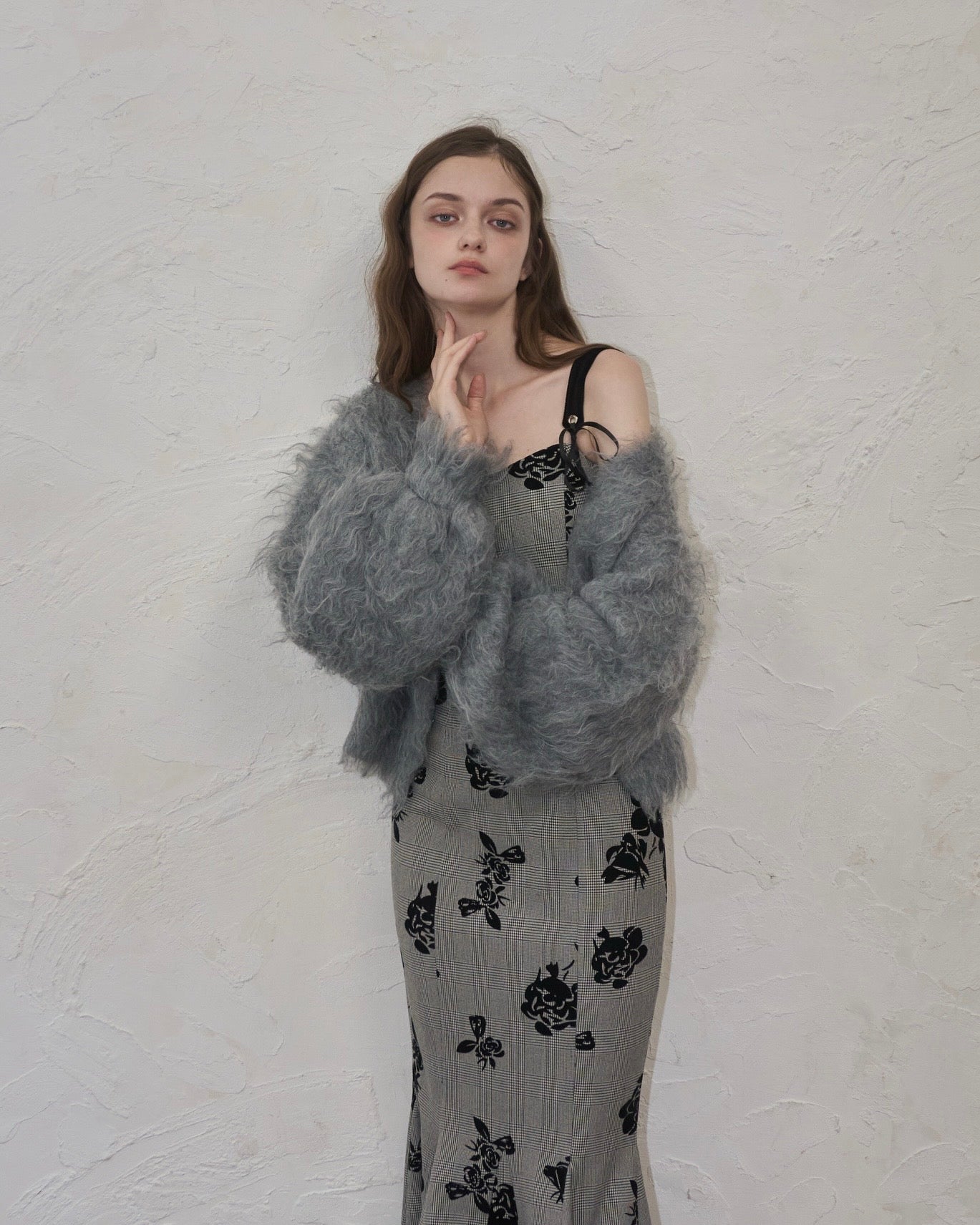 Shaggy drop cardigan – YILON