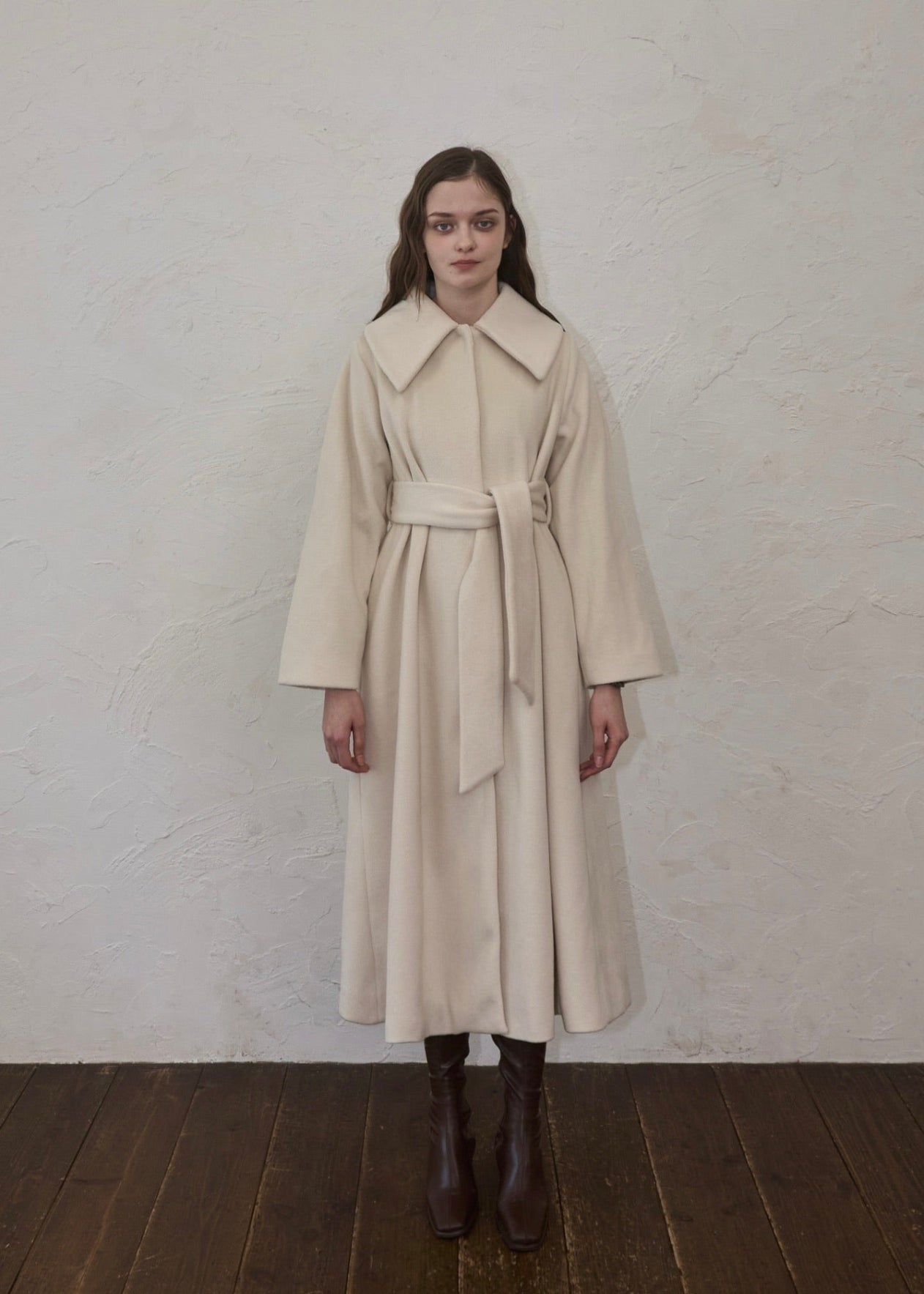 ジャケット・アウター YILON Sailor shaggy long coat IVORY ジャケット・アウター YILON Sailor shaggy long coat IVORY YILON