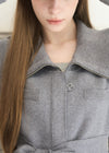 WAIST TIE KNIT JACKET