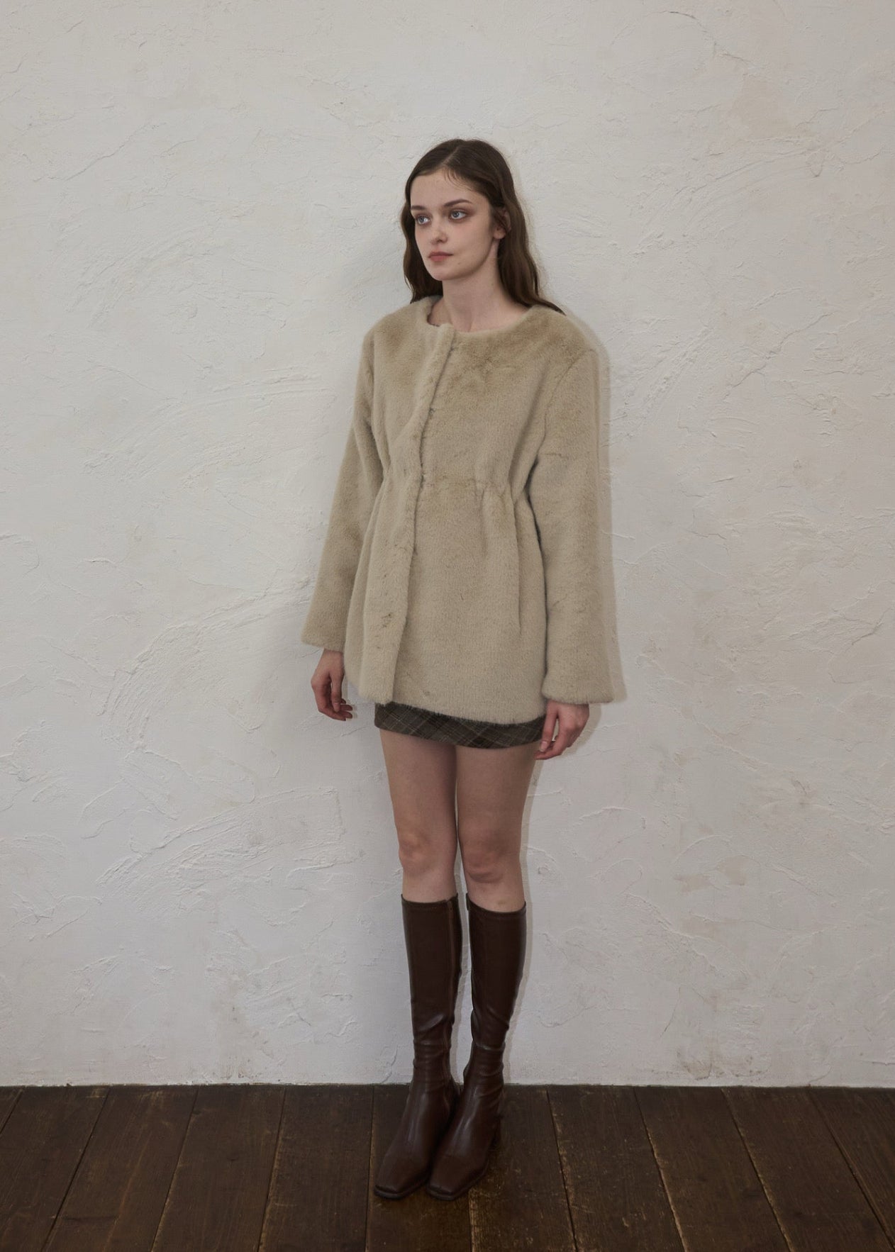 Waistmark eco fur coat – YILON