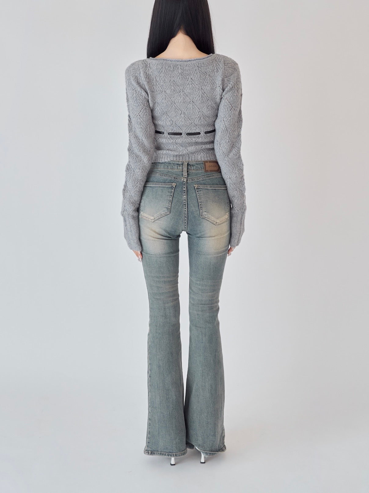 YILON JOLI FILLE CARDIGAN グレー カーディガン Joli Fille cardigan – YILON