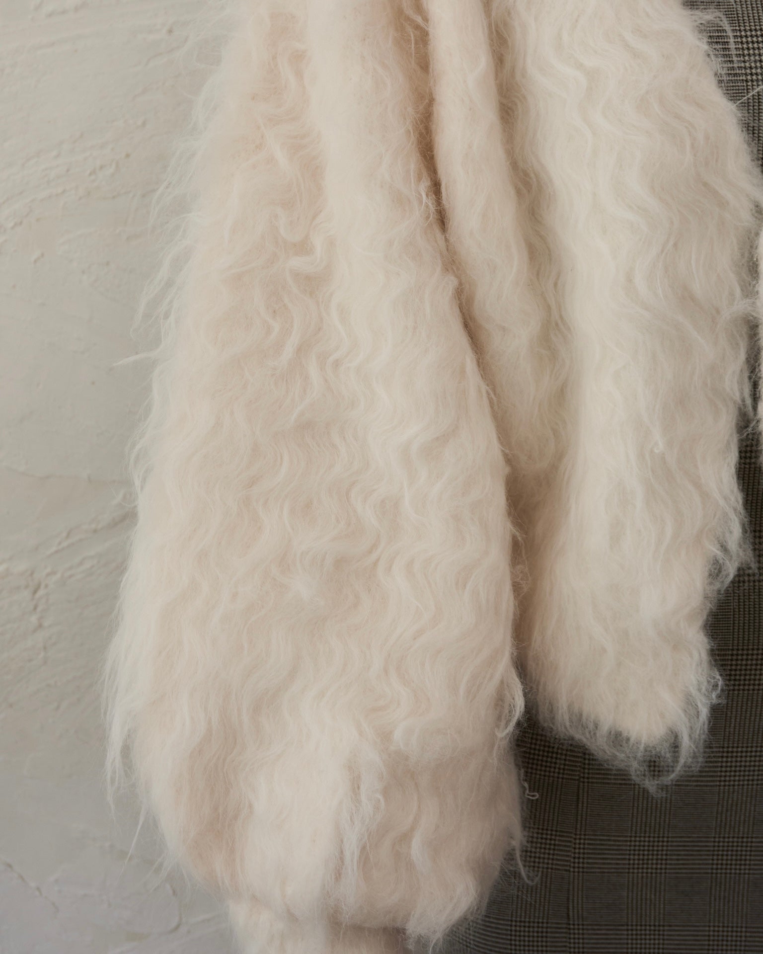 Shaggy drop cardigan – YILON