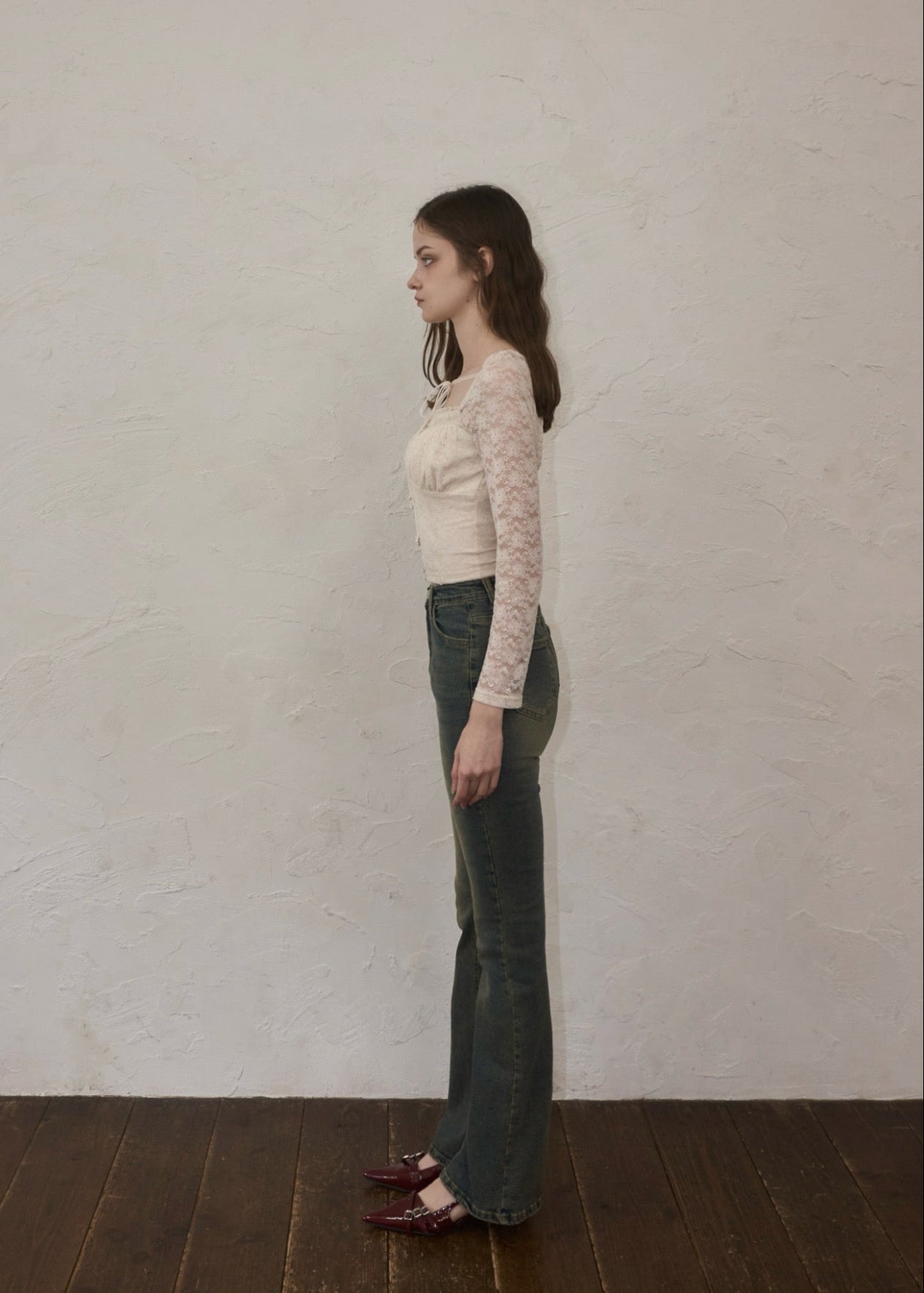 トップス Yilon Fleur lace blouse - IVORY Fleur lace blouse – YILON