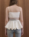 BALLOON LACE CAMI TOP