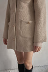 Fur collar classical coat