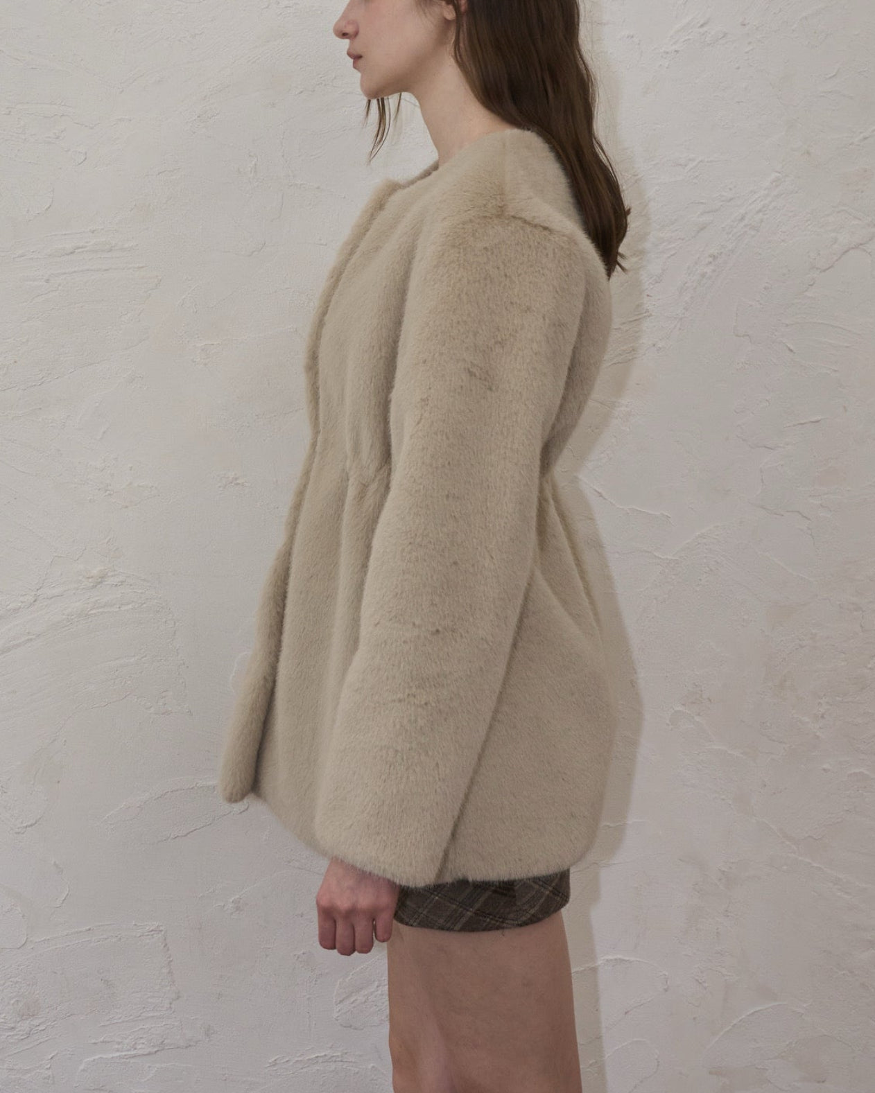 Waistmark eco fur coat – YILON