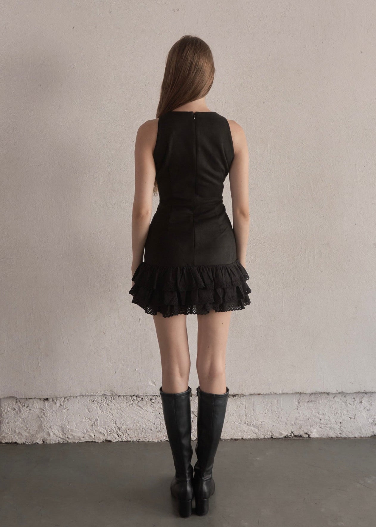 Cotton lace suède op　yilon Cotton lace suède op – YILON