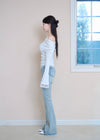 DRAPE LACE TEE