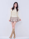 Strap belt long boots