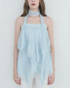 LACE TRIM TIERED CAMI TOP