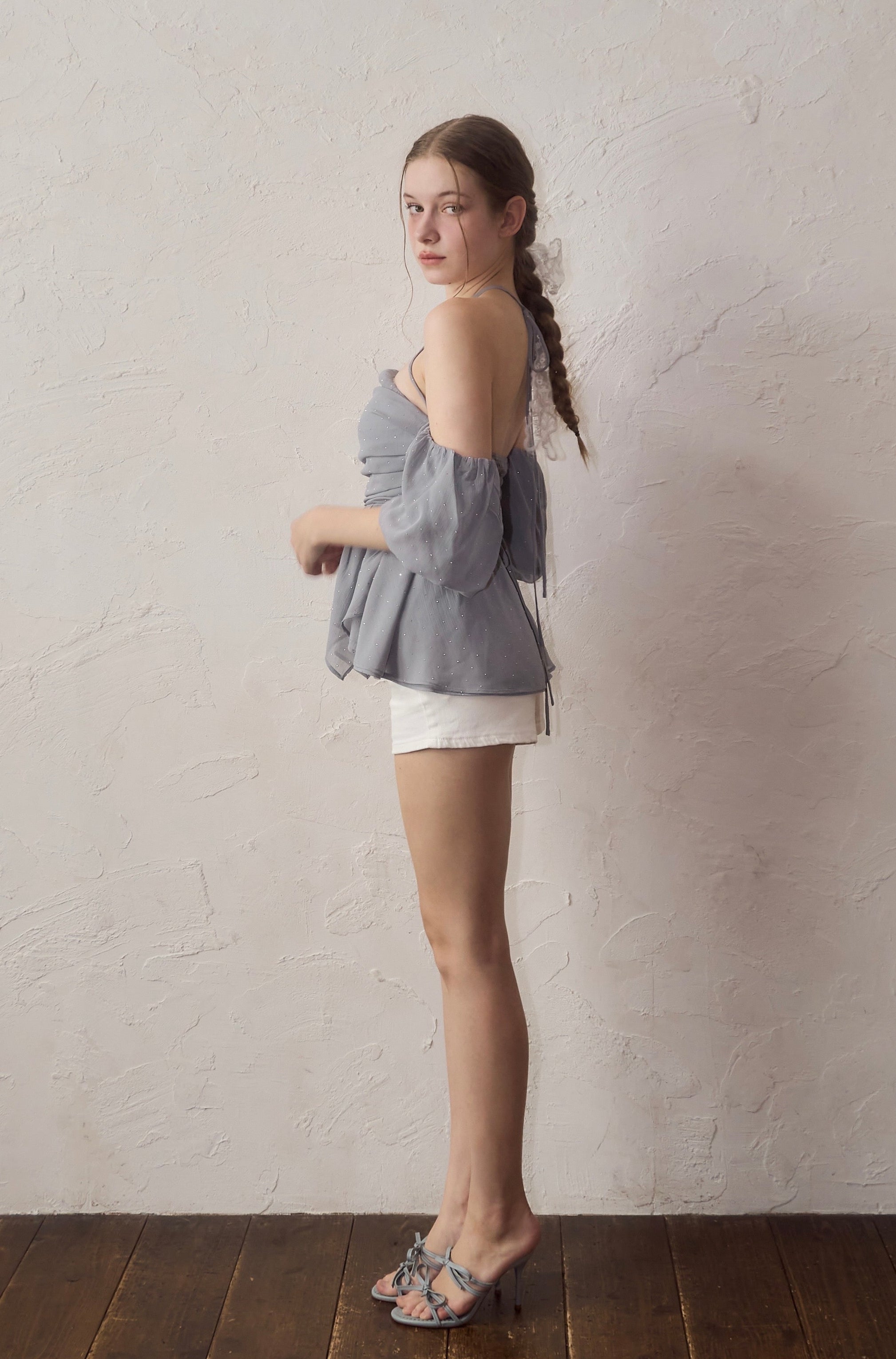 Bijou offshoulder blouse – YILON